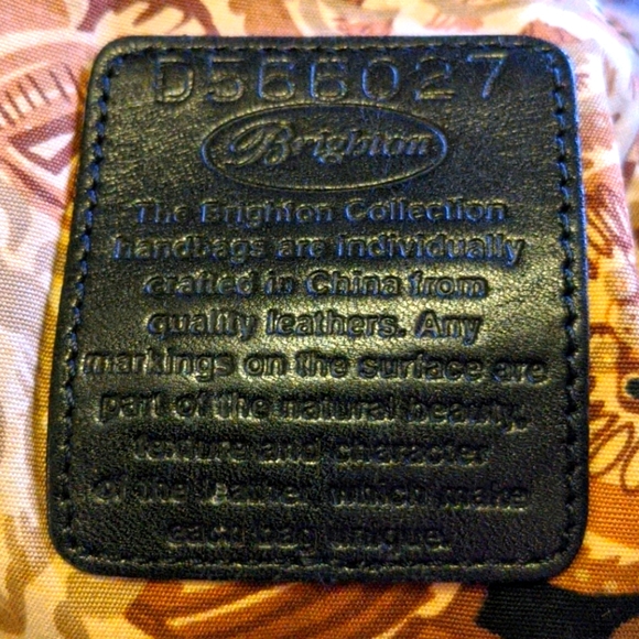 As new, Brighton pebbled leather shoulder bag - Picture 3 of 6